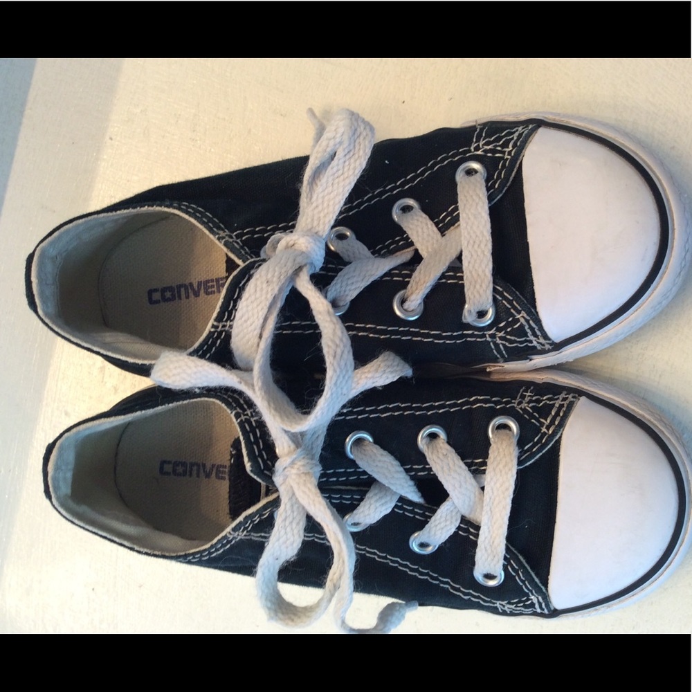 Black Converse All Star size 10